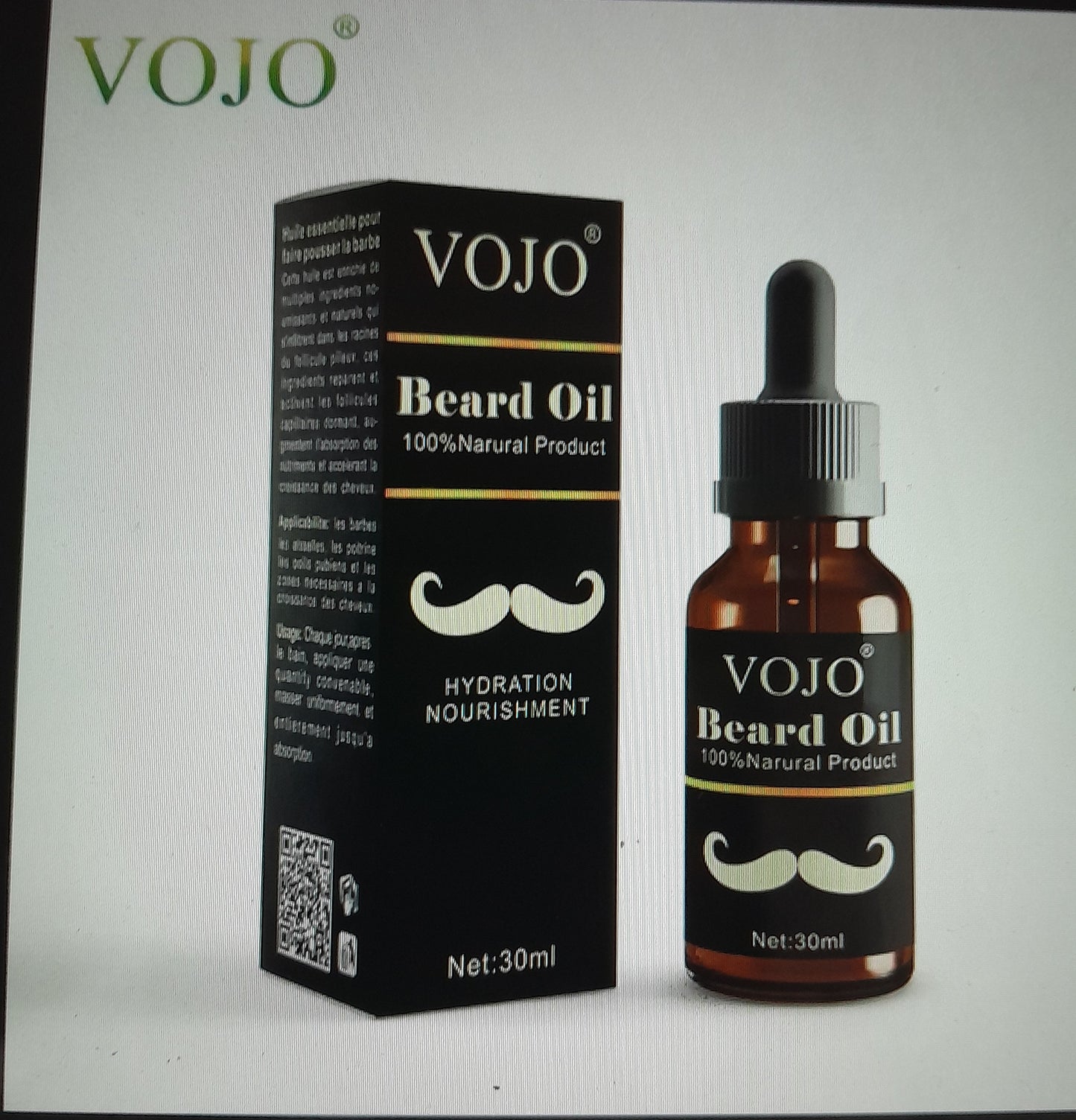 Huile de croissance de barbe